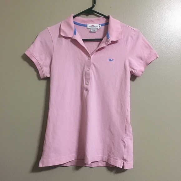 Vineyard Vines Tops - Vineyard Vines Pink Polo